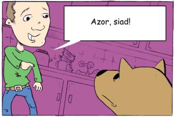Komiks z psami: PRZYGODY PSA ZGREDKA: Wzajemne zrozumienie